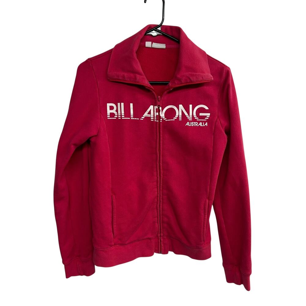 Y2K‎ Surf Revival Track Jacket Billabong Australia Red 73 Retro Size 10